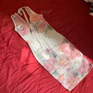 Olive tree midi dress